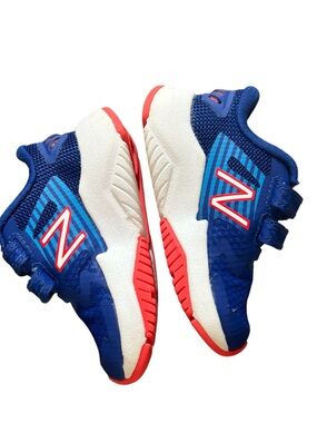 New Balance Kids' Blue & Orange Athletic Sneakers